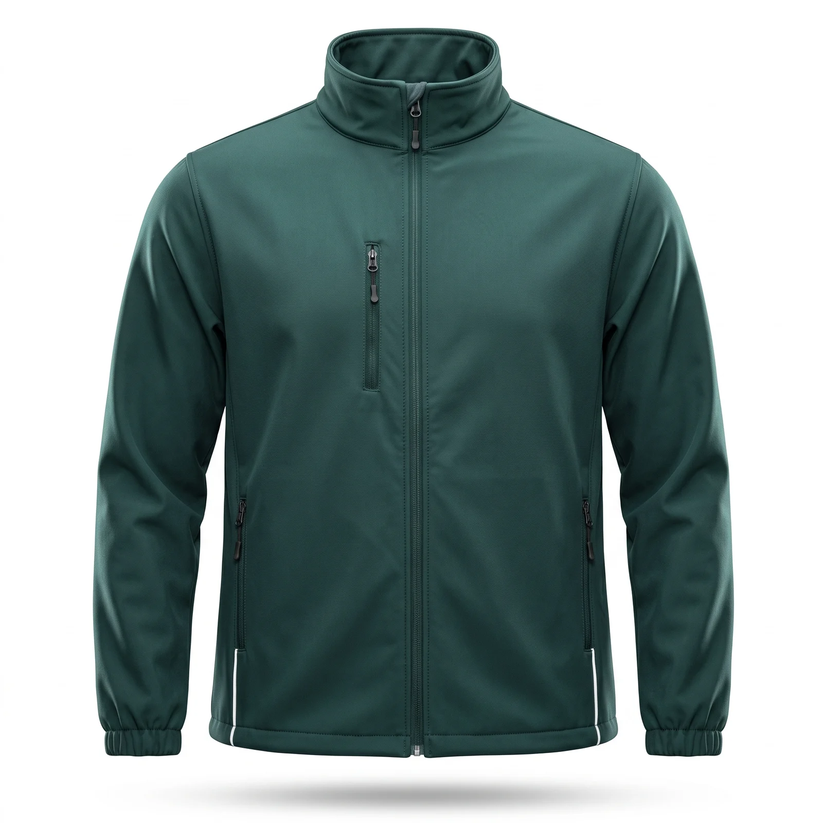 Teal Softshell Jacket manufactured by Aly Leather Co., Sialkot
